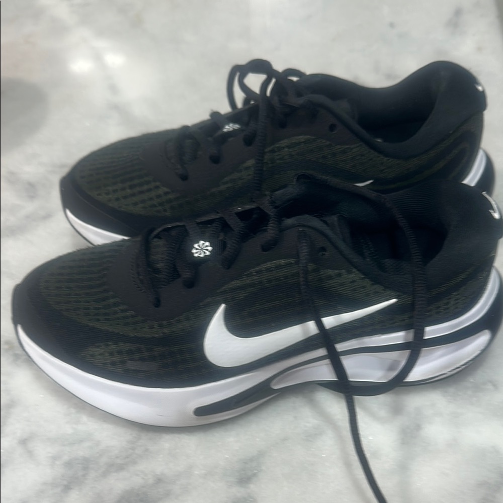Nike Kids Black and White Athletic Sneakers